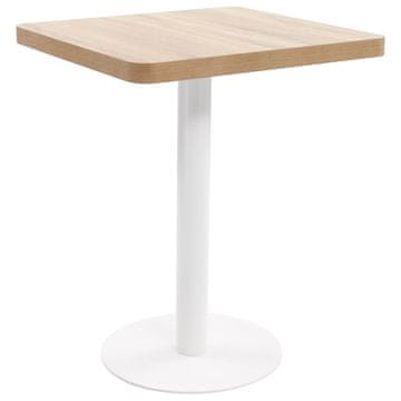 Vidaxl Bistro stol svijetlosmeđi 60x60 cm MDF