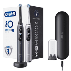 Oral-B Komplet magnetnih četkica za zube iO Series 9, Black Onyx / Rose Quartz, 2/1