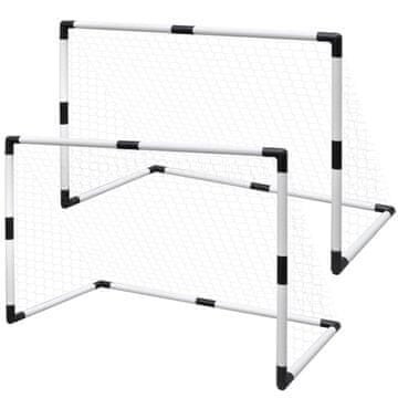Vidaxl Mini nogometni golovi, 2 kom, 91,5 x 48 x 61 cm