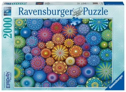 Ravensburger puzzle Dugine mandale, 2000 dijelova