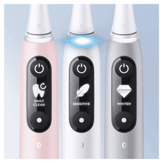 Oral-B Komplet magnetnih četkica za zube iO Series 6, White / Pink Sand, 2/1