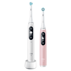 Oral-B Komplet magnetnih četkica za zube iO Series 6, White / Pink Sand, 2/1