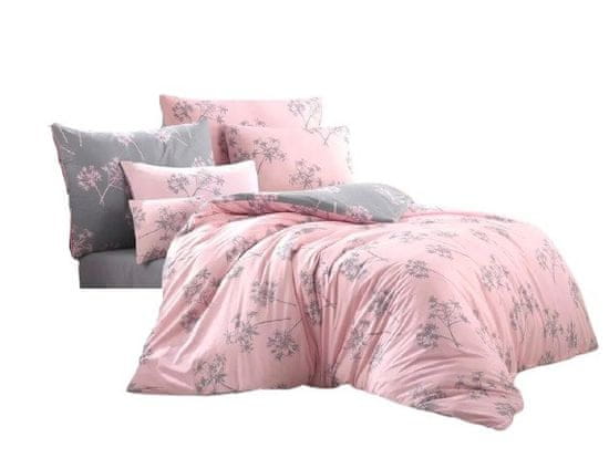 BedTex posteljina Idil, 220x200 / 2x 70x90 cm, ružičasta