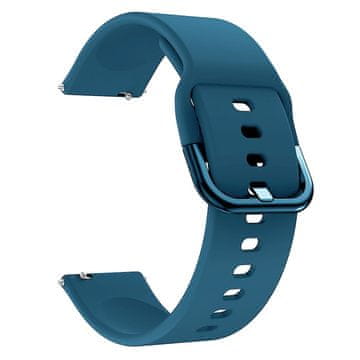 BStrap Silicone V2 remen za Garmin Vivoactive 3, azure blue