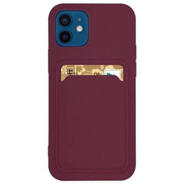 HURTEL Hurtel futrola Card Case za Samsung Galaxy S21+ 5G, bordo