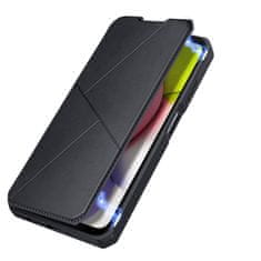 Dux Ducis Skin Pro preklopna kožna maska za Samsung Galaxy A03s, crno