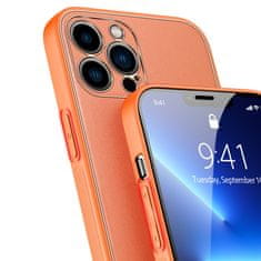 Dux Ducis Yolo kožna maska za iPhone 13 Pro Max, naranča