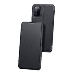 Dux Ducis Skin Pro preklopna kožna maska za Samsung Galaxy A03s, crno