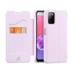 Dux Ducis Skin Pro preklopna kožna maska za Samsung Galaxy A03s, ružičasta