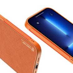 Dux Ducis Yolo kožna maska za iPhone 13 Pro Max, naranča