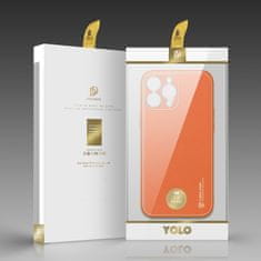 Dux Ducis Yolo kožna maska za iPhone 13 Pro Max, naranča