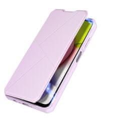 Dux Ducis Skin Pro preklopna kožna maska za Samsung Galaxy A03s, ružičasta