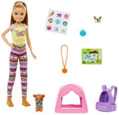 Mattel Barbie Dreamhouse Adventures kamping sestra Stacie s kućnim ljubimcem HDF69