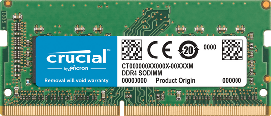 Crucial memorija (RAM), 8 GB, SODIMM, DDR4, 2666MT/s, CL19, 1.2V (CB8GS2666)