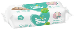 Pampers Sensitive Baby maramice za bebe, 15 pakiranja = 1.200 komada