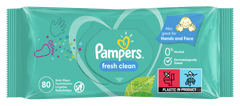 Pampers Fresh Clean dječje vlažne maramice, 6x 80 komada