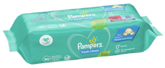 Pampers Fresh Clean dječje vlažne maramice, 6x 80 komada