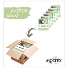 MOLTEX MOLTEX Pure Pelene & Nature Maxi 7-18 kg - ekonomično pakirane (6 x 29 komada)