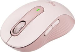 Logitech Signature M650 miš, Bluetooth, za dešnjake, ružičasta (910-006254)