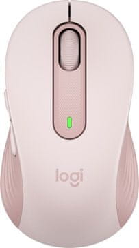 Logitech Signature M650 miš, Bluetooth, za dešnjake, ružičasta (910-006254)