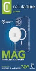 Mag bežični punjač s podrškom za MagSafe, 7,5W, bijeli (MAGSFWIRELESSW)