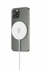 CellularLine Mag bežični punjač s podrškom za MagSafe, 7,5W, bijeli (MAGSFWIRELESSW)