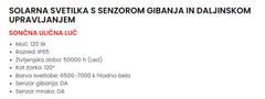 Bass Polska 120W solarna cestovna LED svjetiljka