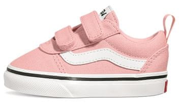 Vans Tenisice za djevojčice TD Ward V Canvas powder, ružičasto/bijele (VN0A4BTF9DX)