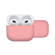 FIXED Silky zaštitna maskica za Apple AirPods 3, ultra tanka, silikonska, ružičasta (FIXSIL-816-PI)