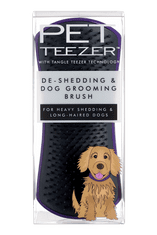 Tangle Teezer Pet Teezer Deshedding velika četka za pse, ljubičasta/siva