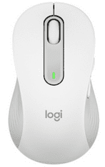 Logitech Signature M650 miš, veličina L, Bluetooth, za ljevake, bijela (910-006240)