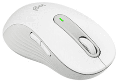 Logitech Signature M650 miš, veličina L, Bluetooth, za ljevake, bijela (910-006240)