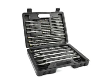 GEKO 17-dijelni set SDS plus dlijeta i svrdla + pvc kućište