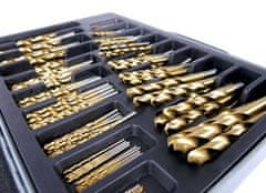 Silver Set od 170 dijelova HSS svrdla za metale 1-10mm titan