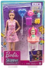 Mattel Barbie Nanny set za igranje Rođendanska zabava - brineta (FHY97)
