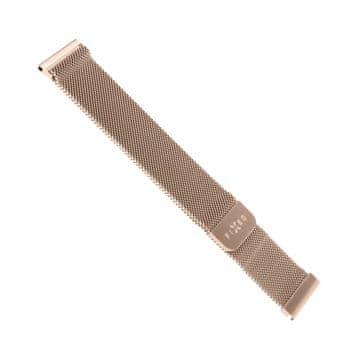FIXED Mrežast remen od nehrđajučeg čelika Mesh Strap, širine 20 mm, za pametni sat FIXMEST-20MM-RG, rosegold