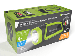 Tracer svjetiljka, napajanje, 3600 mAh, sa Power Bankom, zelena