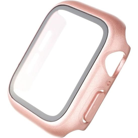 FIXED Zaštitno kućište Pure+ s kaljenim staklom za Apple Watch 40 mm, roza (FIXPUW+-436-PI)