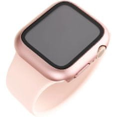 FIXED Zaštitno kućište Pure+ s kaljenim staklom za Apple Watch 40 mm, roza (FIXPUW+-436-PI)