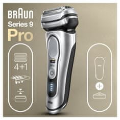 Braun Series 9 Pro muški trimer, srebrna (9417s)