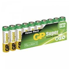 GP SUPER alkalne baterije, AAA, LR03, 10 komada