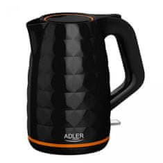 Adler kuhalo za vodu, 1,7 l, 2200 W, crna