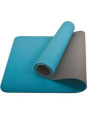 Schildkröt Fitness dvobojna prostirka za jogu, 183 x 61 x 0,4 cm, plava