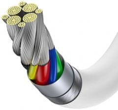 BASEUS Catys-B02 podatkovni kabel, Supirior Quick Charge, 100 W, USB-C, bijela