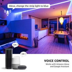 Lepro WIFI 5m Set LED traka RGB IP20 - glazba