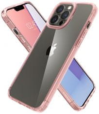 Spigen Ultra Hybrid futrola za iPhone 13 Pro, prozirno-roza