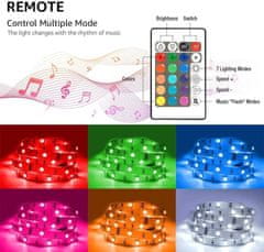 Lepro Set LED trake 10m promjenjive boje - glazbene