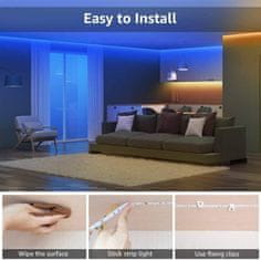Lepro Set LED trake 10m promjenjive boje - glazbene