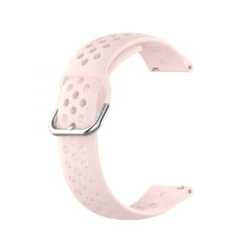 BStrap Silicone Dots remen za Garmin Venu 2S, sand pink