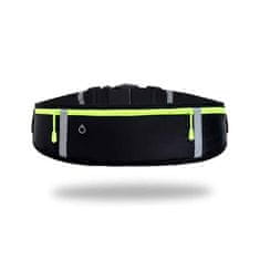 Netscroll Tanka sportska torbica za trčanje, vodootporni podesivi pojas s reflektirajućim detaljima, uniseks model za trkače, bicikliste i putovanja, PocketBelt